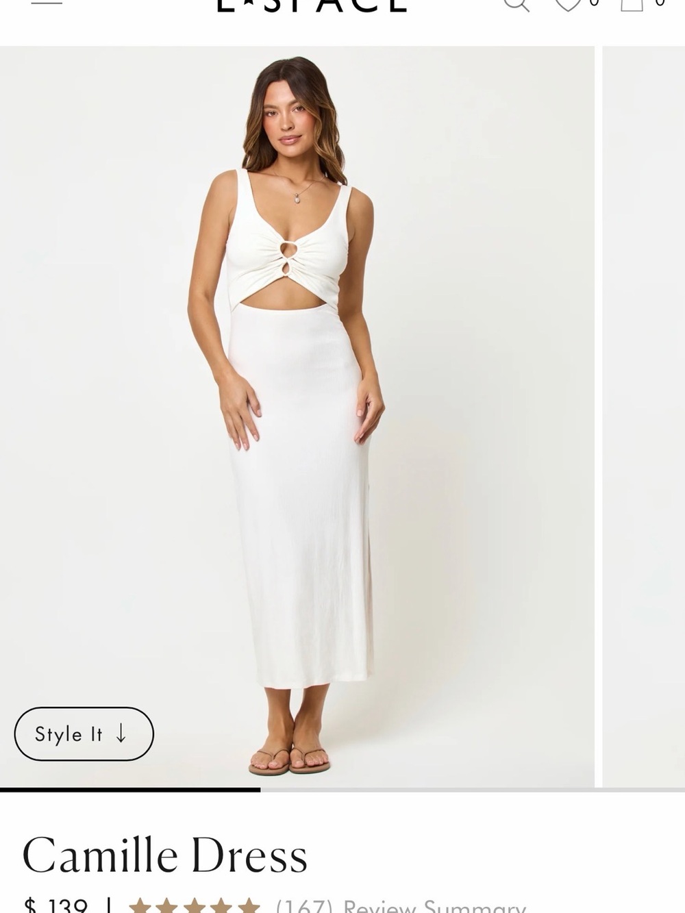 NWT - L Space Camille Dress (BRAND NEW) - Picture 6 of 9